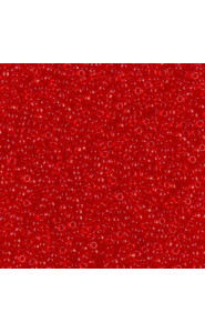 Miyuki rocailles Perlen 15/0 - Transparent light red 15-140